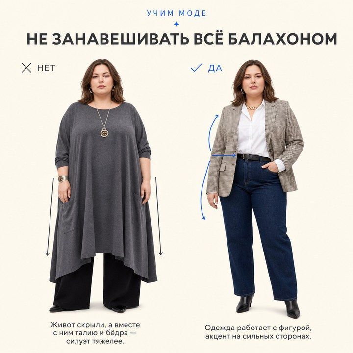 Всё занавешено тканью: фигура становится одной большой массой