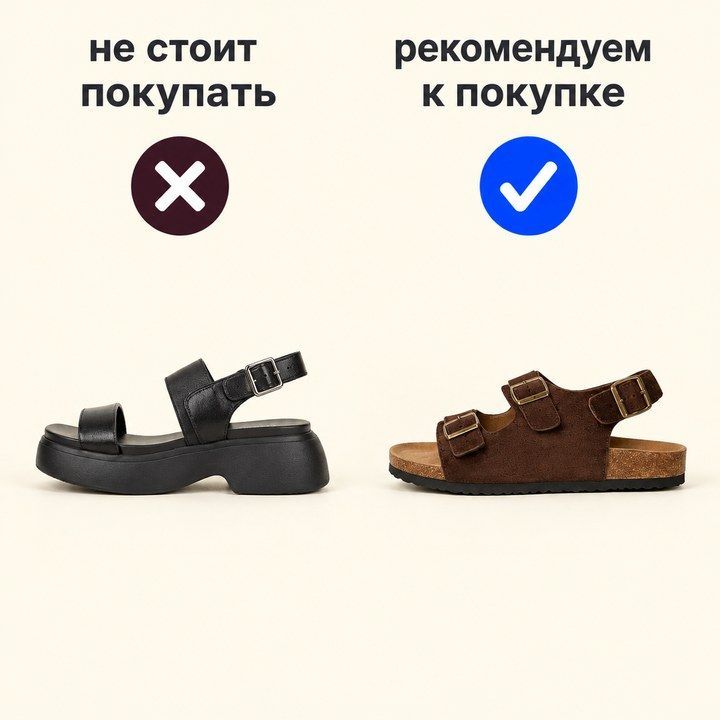 Высокая массивная платформа: тяжёлый блок подошвы перетягивает внимание и укорачивает ногу