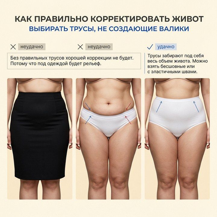 Низкая посадка белья: борозда и рельеф, который читается под одеждой