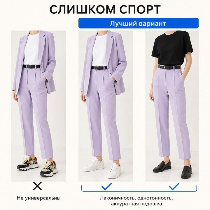 Кроссовки «для стадиона»: тяжёлая подошва и спортивный декор в городе