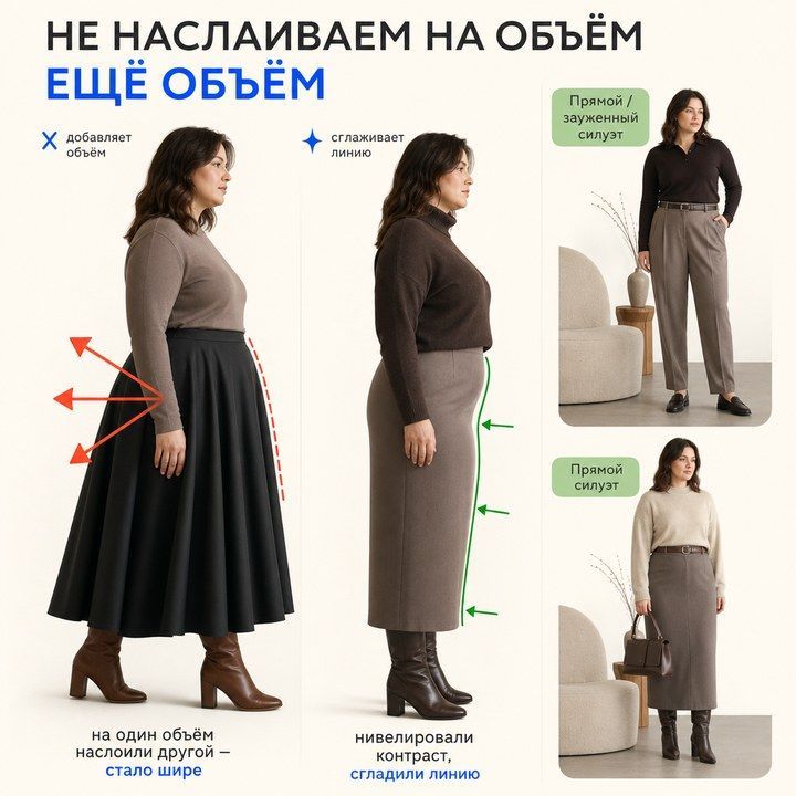 Юбка-купол поверх живота: объём не маскируется, а увеличивается